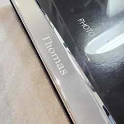 Personalised Silver Plated Double Photo Frame, Anniversary Gift - thumbnail 2