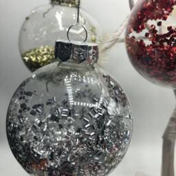 Personalised Pet Paw Bauble/Print Memorial Decoration Dog Christmas Gift Cat - thumbnail 2