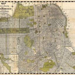 San Francisco Map, City Map Art, Print, Poster, California Of - thumbnail 2