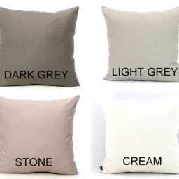 Dark Grey, Brown Faux Leather & Black Colorblock Pillow Cover - All Sizes, Home Gifts For You - thumbnail 2