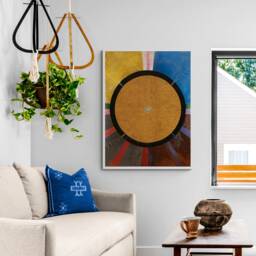 Hilma Af Klint Abstract Art Print - Altarpiece No.3, Framed Canvas Or Poster - thumbnail 2