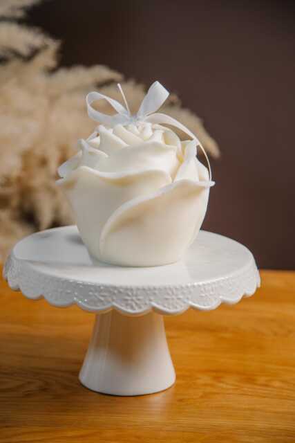 Extra Large Rose Candle - Soy Wax Perfect Gift For Her - image 1