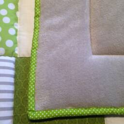 Crawling Blanket With Name, Baby Blanket, Mats Patchwork Personalized - thumbnail 3