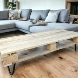 Reclaimed Pallet Coffee Table - Rustic The Dublin - thumbnail 3