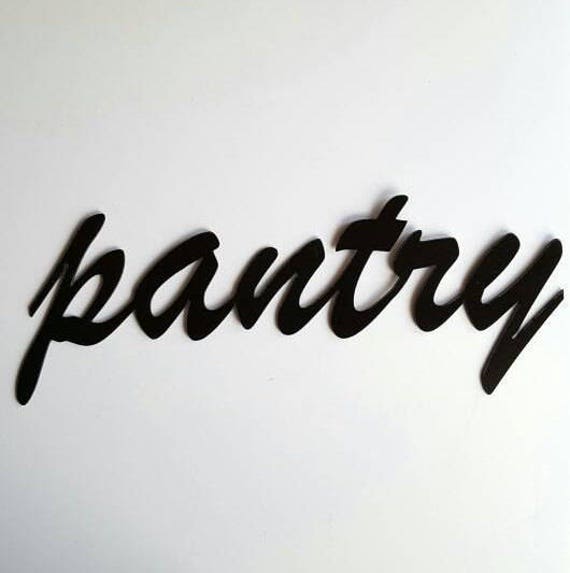 Pantry Sign. Metal Wall Art. Kitchen Decor. Rustic Home Pantry - image 1