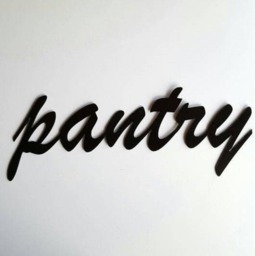Pantry Sign. Metal Wall Art. Kitchen Decor. Rustic Home Pantry - thumbnail 1