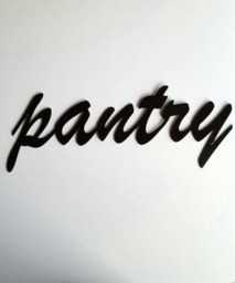 Pantry Sign. Metal Wall Art. Kitchen Decor. Rustic Home Pantry - thumbnail 2