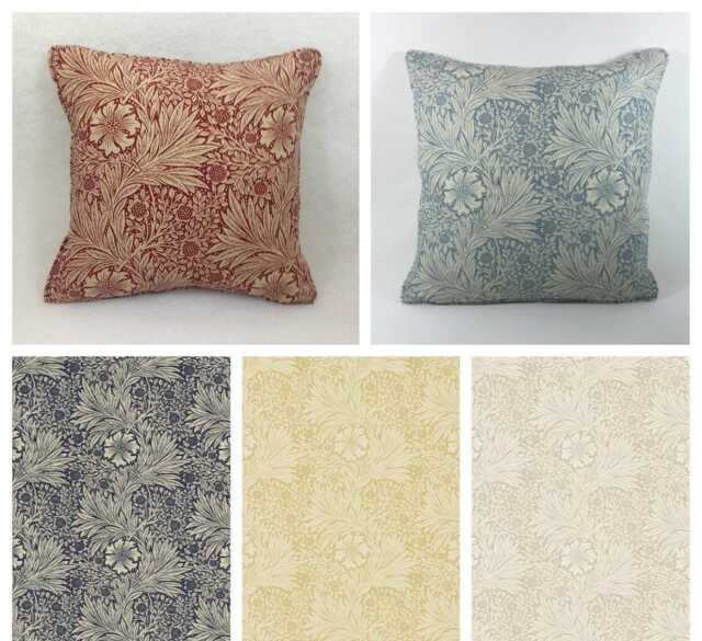William Morris - Marigold 6 Colourways Available Stunning Classic British Designer Cushion Cover Luxury Throw Pillow Handmade - image 1