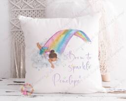 Fairy Cushion, Pillow, Fairy, Gift, Gift For Little Girl, Rainbow Fairy, Cushion Birthday Gift Girls - thumbnail 1
