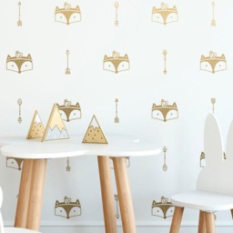 Fox & Arrow Wall Decals - Nursery Decor, Fox, Gift For Mom, Art, Kids, Vinyl Decals, Sticker - thumbnail 2