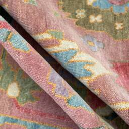 Oushak Rug 9x12 Turkish Knot Hand-Knotted Vintage Antique Wool Area Rug For Living Room & Dining Room. Quick Ship - thumbnail 2