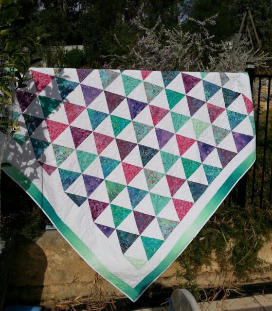 Handcrafted Large Double Quilt Or Bedspread - image 1