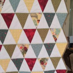 Handcrafted Large Double Quilt Or Bedspread - thumbnail 3