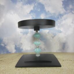 Artisan Lampwork Beaded Candle Holder Unique Home Accent - thumbnail 2