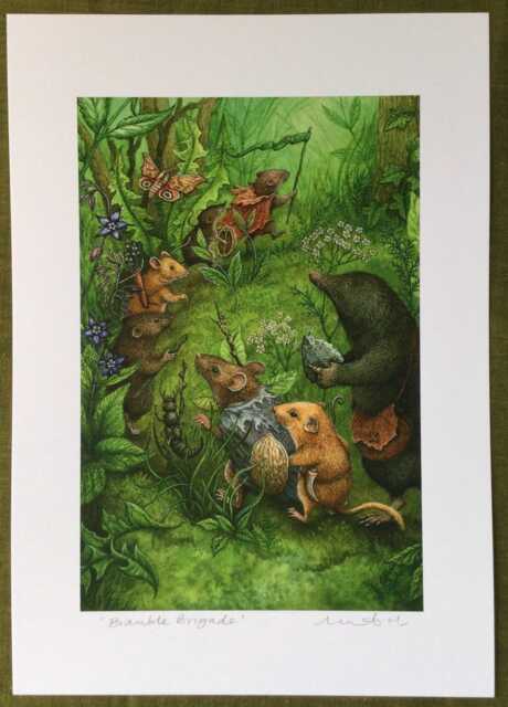 "Bramble Brigade - Print From The ""Forest Of Enchantment Oracle" - image 1