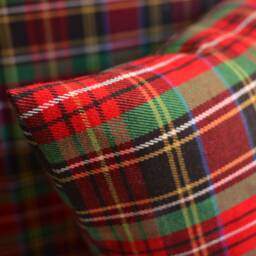 Green & Red Tartan Print Pillow, Decorative Cushions, Matching Blankets, Pillows, Throw Christmas Pillow - thumbnail 3