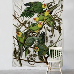 Tropical Parrots - Wall Tapestry Tapestry Hangings Wanderlust Bohemian Home Decor Dorm T#83 - thumbnail 3