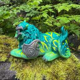 Green Ghost Of The Pridemother Feral Druid 17cm 3D Printed Figure - thumbnail 2