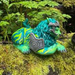 Green Ghost Of The Pridemother Feral Druid 17cm 3D Printed Figure - thumbnail 4