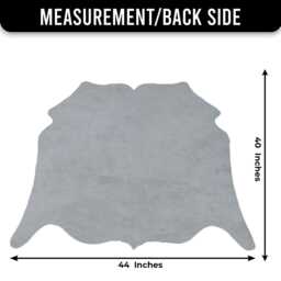 Authentic Black & White Cowhide Rug - Medium Natural Leather Skin For Elegant Interiors - thumbnail 3