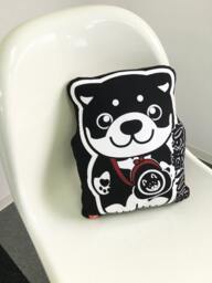 Shiba Dog Pillow Stuffe, Akita Inu Pillow, Boy Animal Decoration Japanese Tenugui Cotton - thumbnail 1