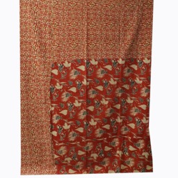 Vintage Kantha Stitched Blanket Twin Size Handmade Cotton Quilt - thumbnail 3