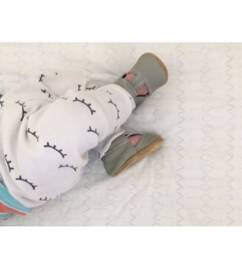 Mudcloth Fitted Crib Sheet Aztec White Gray Nursery Bedding