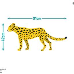 Bright Cheetahs Wall Sticker Pack, Jungle Stickers, Safari Room Decor, Cheetah Decor - thumbnail 4