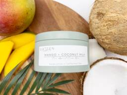 Mango Coconut Milk Candle Hand Poured Apricot Wax, 5Oz Tin - thumbnail 1