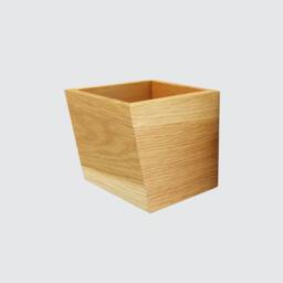 Magnetic Wooden Planter Oblique - Magnetic Flower Pot For Wall Mounted Herbs & Plants - thumbnail 4