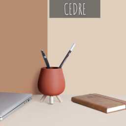 Pencil Pots, Desk Organizer Made With Recycled Wood, Idea For Office Accessories, Storage & Decoration, Scandinavian Design, Gift Home - thumbnail 4