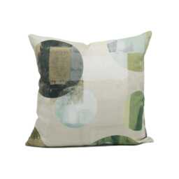 Harlequin - Rondure Emerald/Linden Topaz Modern Soft Abstract Cushion Cover Handmade Throw Pillow Designer Home D??cor - thumbnail 2
