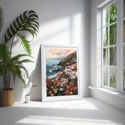 Funchal Travel Print - Portugal, Poster, Home Decor, Gift Or Canvas - thumbnail 2