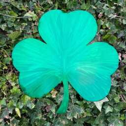 Green Shamrock Art Steel Clover Leaf Home Garden Decoration Wall Irish Decor St Patrick's Day Gift - 20, 40, 60cm - thumbnail 3