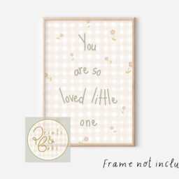 Set Of 3 Personalised Floral, Gingham & Wildflower Prints - Unframed - thumbnail 3