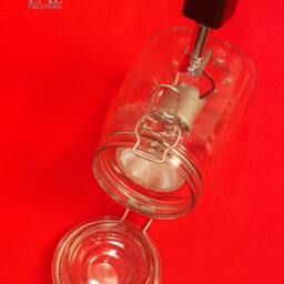 Track Light, Hinged Lid Glass Jar - thumbnail 2