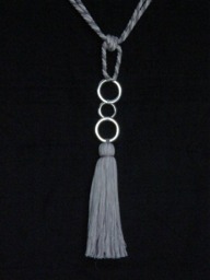 Curtain Decor - Modern Tiebacks For Curtain Holdbacks With Metalic Rings Home Tassel - thumbnail 3