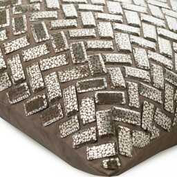 "Cotton Linen Mocha Brown Toss Pillows 16""x16" - thumbnail 3