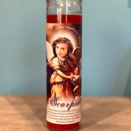 Scorpio Brittany Murphy Guardian Angel Candle - thumbnail 3