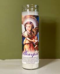 Scorpio Brittany Murphy Guardian Angel Candle - thumbnail 1