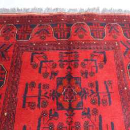 3x5 Ft Afghan New Genuine Area Rug, Turkmen Oriental Geometric Khal Mohammedi Bukhara Handmade Living Room D??cor Office Rug - thumbnail 3