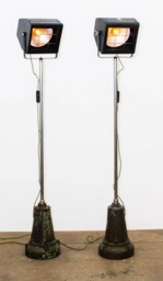 Bespoke Industrial Floor Lamps. - Pair