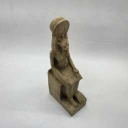 Sekhmet Statuette. Sandstone Effect, Egyptian Deity Statue, Goddess, Ancient Egypt, Egyptology Ornament, Gift Idea - thumbnail 2