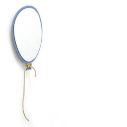 Safety Mirror Balloon Denim With Led Light - Wall Decor Nursery Kid Wooden - thumbnail 3