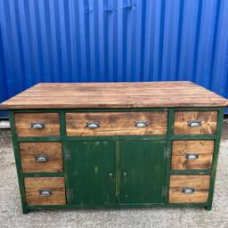 Rustic Farmhouse Kitchen Island - thumbnail 2