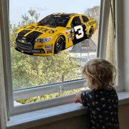 Wall Decal Cars Boys Room Wall Art Car Cool Decor For Living Auto Themeart Large Full Color - thumbnail 2