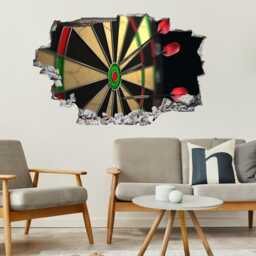 Darts Board Arrows Wall Decal Sticker Mural Poster Print Art Home Office Decor Cg11 - thumbnail 3