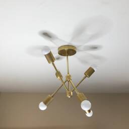 Alpas Modern 6 Light Geometric Mid Century Industrial Hanging Ceiling Chandelier - thumbnail 2