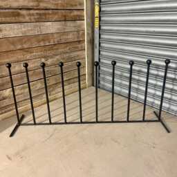 Handmade in The UK Black Wrought Iron Steel Metal Welded Free Standing 5 Pair Wellington Boot Welly Rack Stand Storage - thumbnail 2