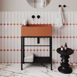 Modern Geometric Wall Decals - Arch Tile Peel & Stick Panels Seamless Color Block Decor